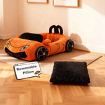 Cozy Coral Fleece Cat Bed